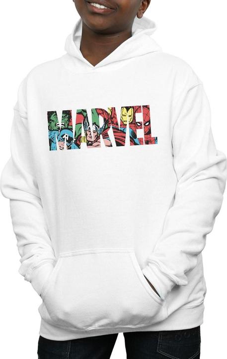 Actual product image Boys Logo Character Infill Hoodie (116)