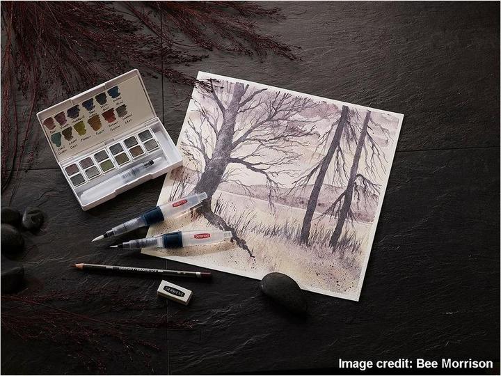 Actual product image Derwent Graphitint 12 pan set (White)