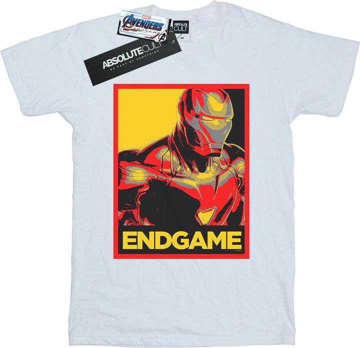 Mädchen Avengers Endgame Iron Man Poster Baumwolle TShirt