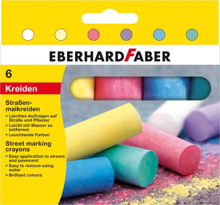Produktbild EberhardFaber Strassenmalkreiden (Mehrfarbig, 6 x)