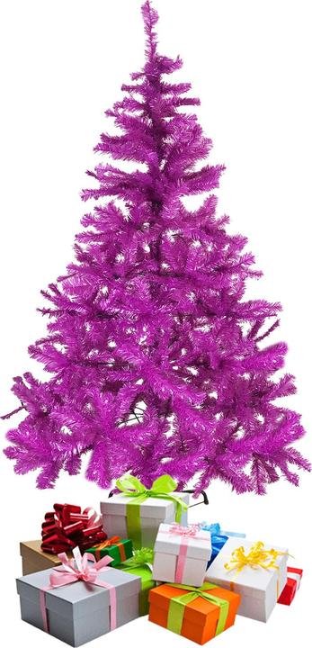 Produktbild Mojawo Weihnachtsbaum 180 cm inkl Ständer Lila / Pink (180 cm)