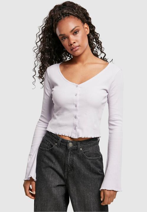 Image du produit Urban Classics Cardigan croisé à côtes pour femmes (4XL)