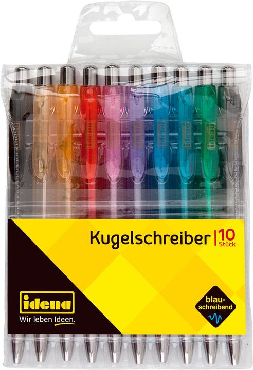Actual product image Idena 500275 - Ballpoint pen, 10 pieces, blue ink (10 x)