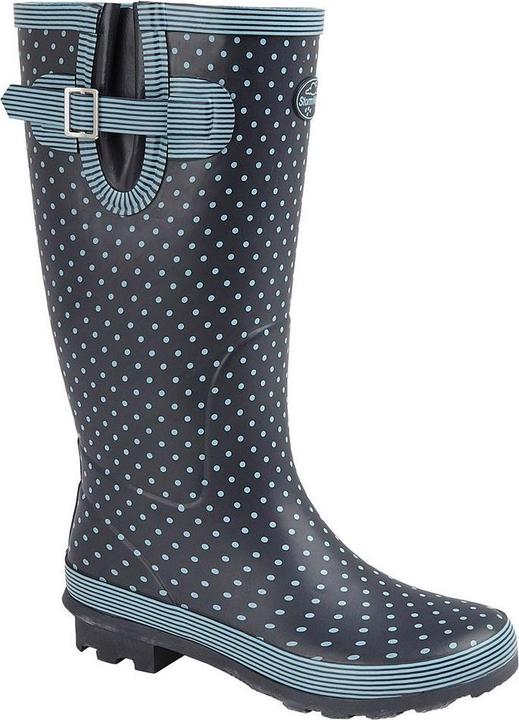 Storm Wells Gummistiefel mit Punktemuster