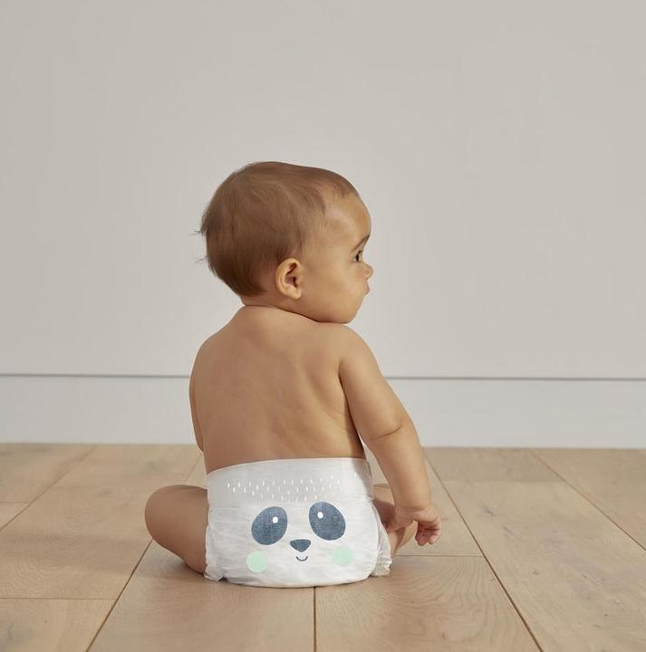 Actual product image Kit & Kin Nappies (Size 3, Monthly box, 136 Piece)