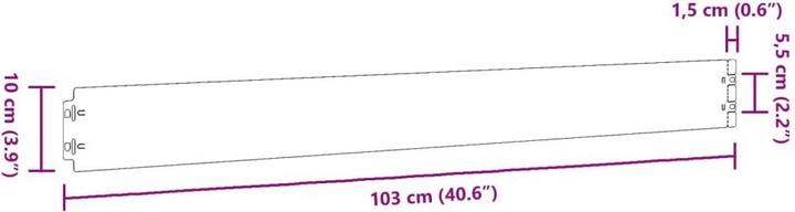 Immagine prodotto VidaXL Bordatura del prato (103 cm)