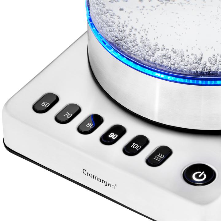 Produktbild WMF Glas Wasserkocher mit Temperaturwahl 1l Teekocher Teesieb Küchenminis 1900W (1 l)