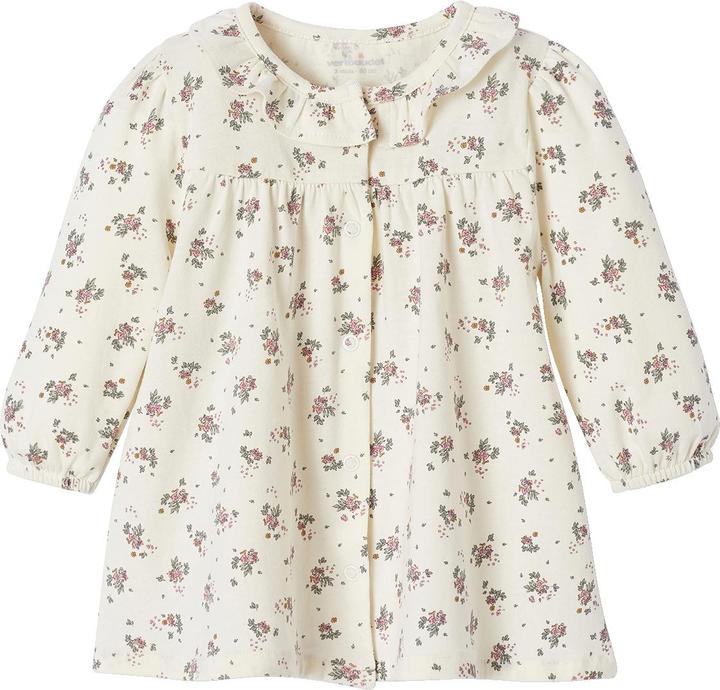 Produktbild Vertbaudet Bio-Kollektion: Baby-Set aus Blumenkleid, Leggings & Haarband (62)