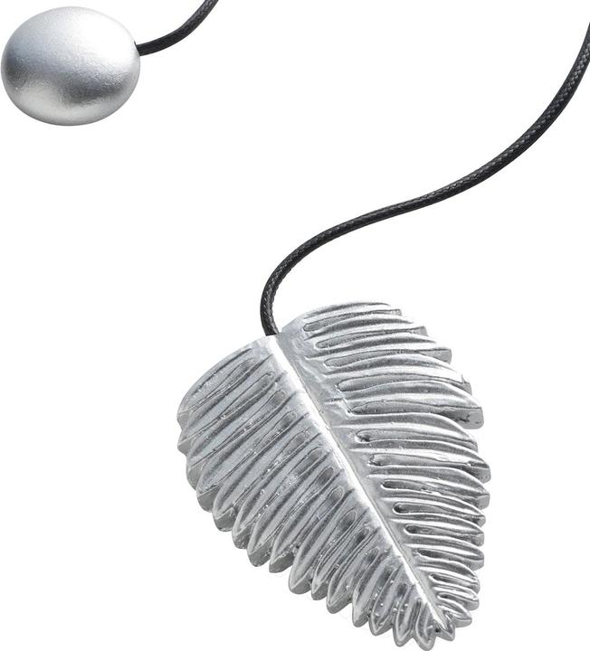 Casativo Curtain holder magnetic leaf shape, silver