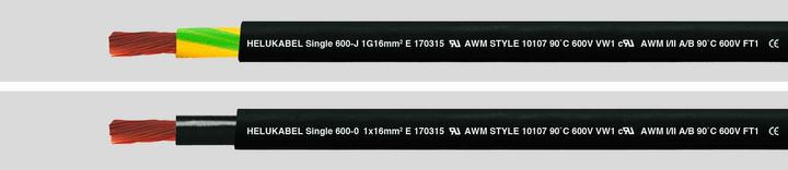 Image du produit Helukabel HELU UL/CSA Single 600 1G6 10881 10AWG - câble - 1 m (1 m)