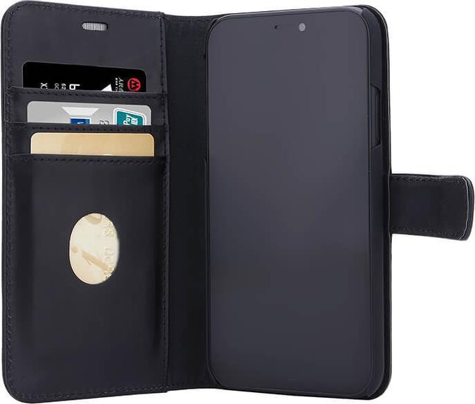 Actual product image Radicover Radiationprotected Mobilewallet Leather iPhone 12/12 PRO Exclusive 2in1 Magnetic Cover - Bl (Apple iPhone 12, Realme 12 Pro+)
