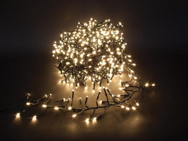 Produktbild Light Creations Spinlight LED - 12 m - 1020 warmwei?e Lampen - schwarzes Kabel - Modulator - 31V (12 m)