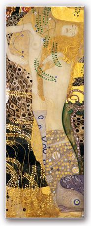 Immagine prodotto Trenddeko Klimt - Serpenti d'acqua I. (30 x 80 cm)