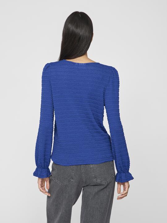 Actual product image Vila V-neck top with long sleeves (S)