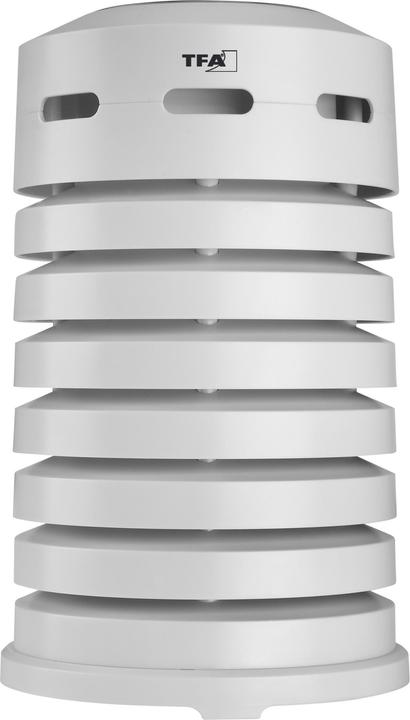 Productafbeelding TFA 98.1111.02 Beschermkap voor buitenzender met zonneventilator Weerbeschermingshut