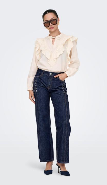 Produktbild Only ONLCOBAIN Mittlere Taille Weiter Beinschnitt Jeans Jeans mit weitem Bein (W29/L34)
