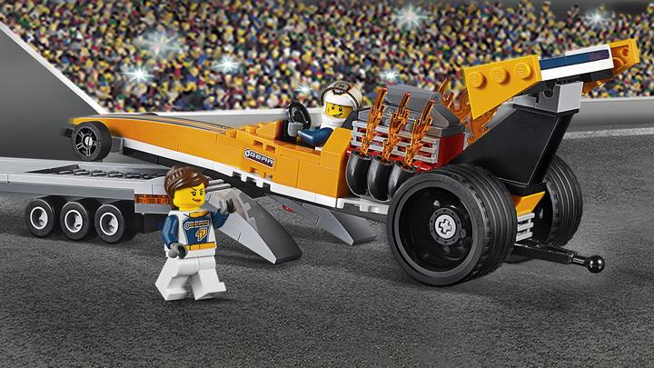 Actual product image LEGO City Dragster Transporter (60151, LEGO City)