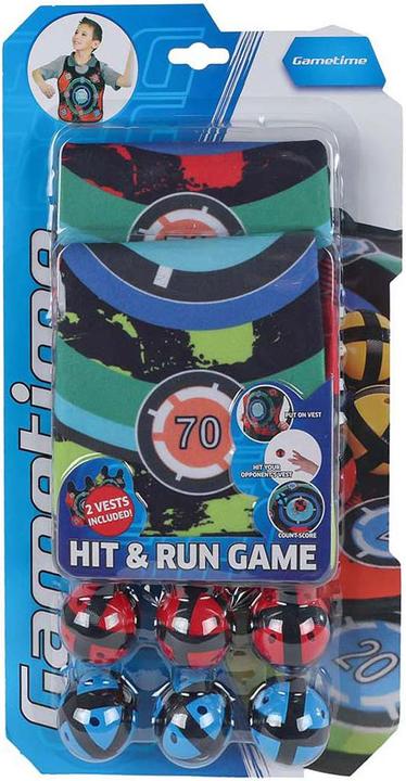 Immagine prodotto Gametime Klett-Wurfspiel mit 2 Westen und 6 Bällen