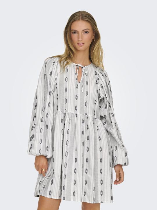 Produktbild JdY Normal geschnitten Schluppenkragen Elastische Bündchen Midikleid Kleid (XL)