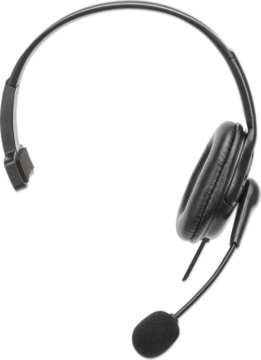 Immagine prodotto Manhattan Cuffie mono USB con microfono reversibile (Cablato)