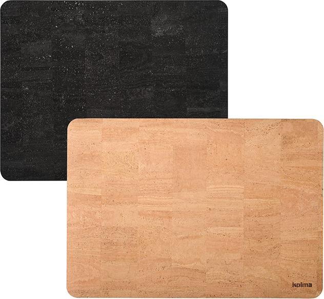 Actual product image Kolma Writing pad natural cork 66x45 black (66 x 47 cm)