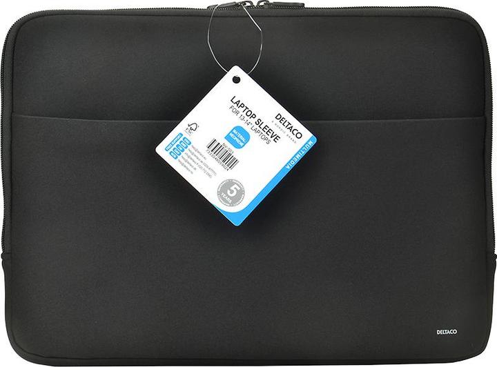 Produktbild Deltaco Patvarus neÅ¡iojamojo kompiuterio dÄ—klas 13-14", juodas / NV-503 (14", Universal)