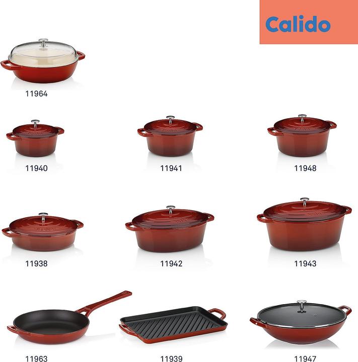Immagine prodotto Kela Calido (26 cm, Pirofila + casseruola, Ghisa)