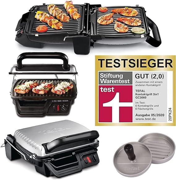 Produktbild Tefal GC3060 3in1 Elektro Grill + W875 Hamburger Presse