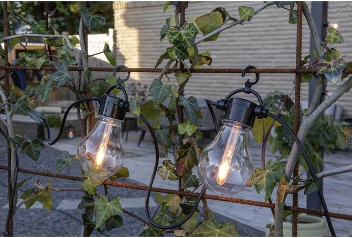 Image du produit Konstsmide 2341-800SP Chaîne solaire à LED pour le jardin de la bière (14.50 m)