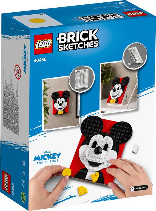 Image du produit LEGO Brick Sketches - Mickey Mouse (40456, LEGO Disney, LEGO difficiles à trouver)