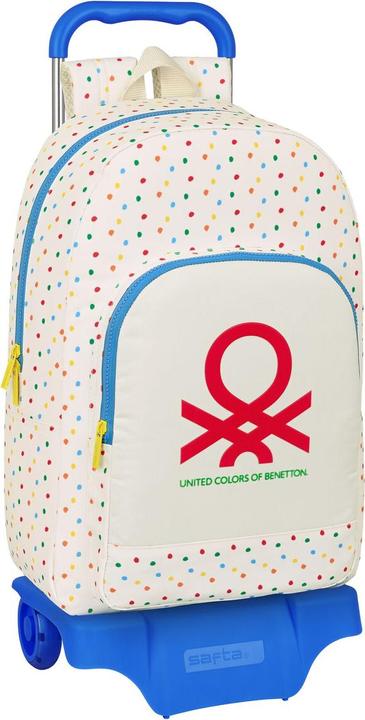 Produktbild Benetton Schulrucksack mit Rädern Topitos (30 x 46 x 14 cm) (14 l)