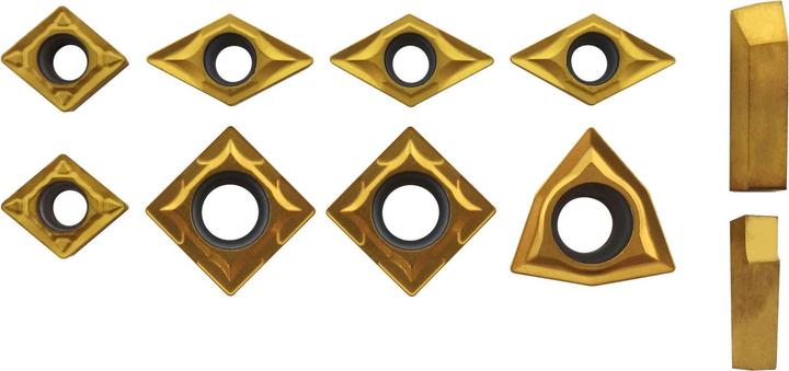 Produktbild Paulimot Schneidplatten für die Drehmeissel-Sets 10 mm und 12 mm, 10-teilig