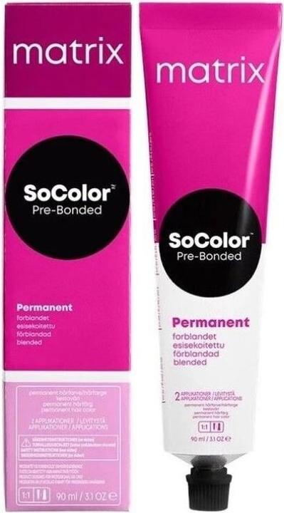Actual product image Matrix Socolor Beauty Permanent Cream Hair Colour Hair Dye 4N Medium Brown N (4N Medium Brown N)