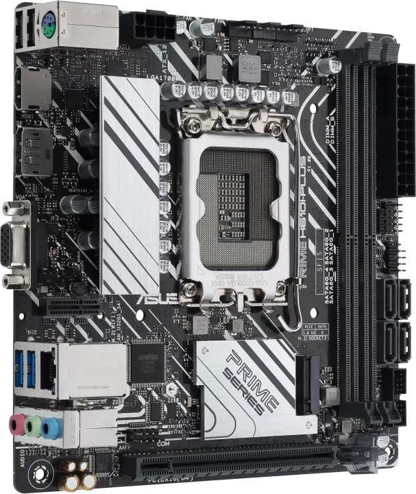 Actual product image ASUS PRIME H610I-PLUS-CSM Intel LGA 1700 (LGA 1700, Intel H610, Mini-ITX)