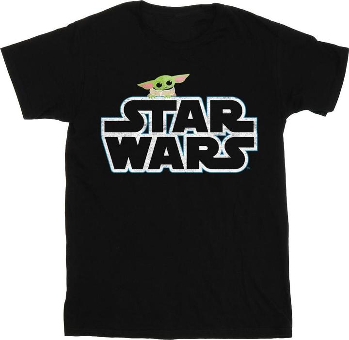 Produktbild Star Wars The Mandalorian The Child Logo TShirt (4XL)