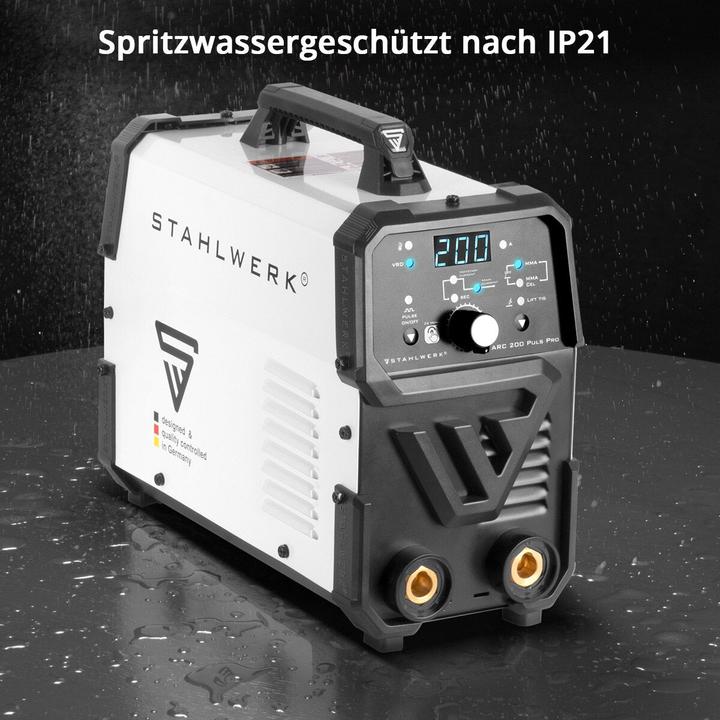 Produktbild Stahlwerk Elektroden-Schweissgerät ARC 200 Puls Pro Vollausstattung