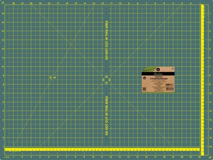 Produktbild Hemline Schneideunterlage faltbar cm/inch 600x450 mm 1 St