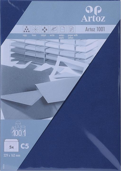 Artoz 1001 Kuverts cl.blue (C5, 5 x)