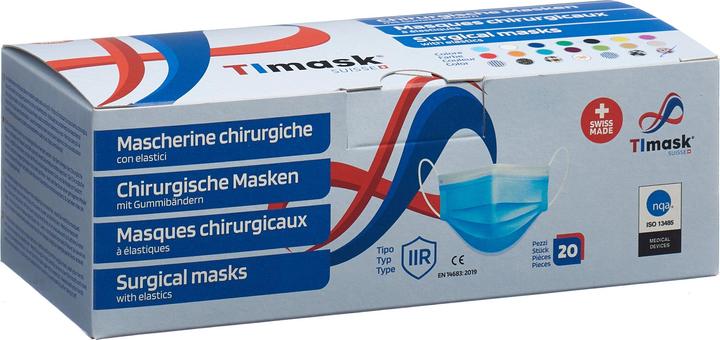 Produktbild Timask Einweg-Mundschutz Valentin (20 Stk) (Typ IIR, 20 x)