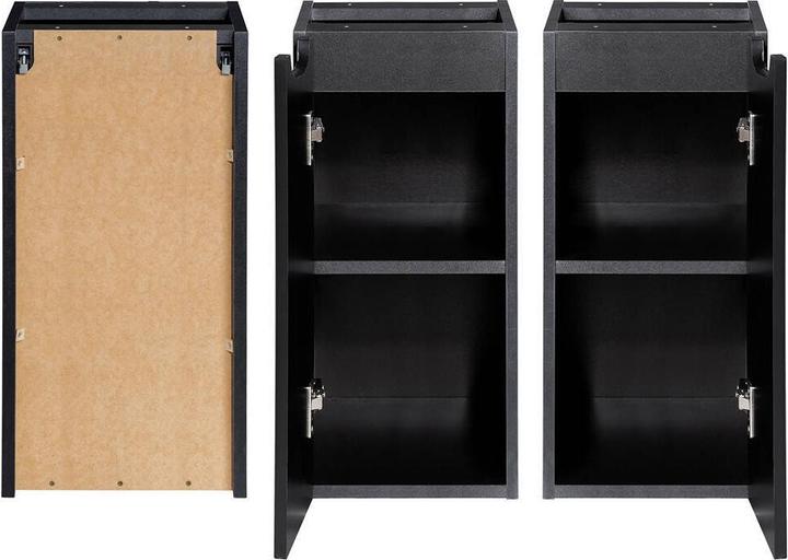 Actual product image En.Casa Waschtisch Skelbolu 80x60x40 cm Schwarz