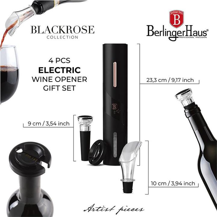 Image du produit BerlingerHaus Set d'ouvre-bouteilles (Tire-bouchon électrique)