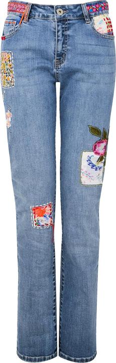Actual product image Joe Browns LIMITED EDITION Patchwork Straight Leg Jeans (44)