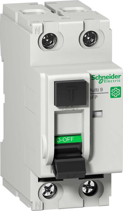 Actual product image Schneider Electric M9R81225 M9 GFP 2P 25A 26MA TYPE A-SI 120/240V circuit breaker