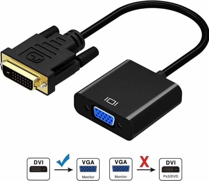 Produktbild JTI DVI-D-auf-VGA-Adapter (VGA, 15 cm)
