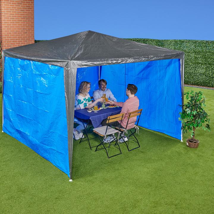 Actual product image Relaxdays 3x gazebo side parts (10 cm, 30 cm)