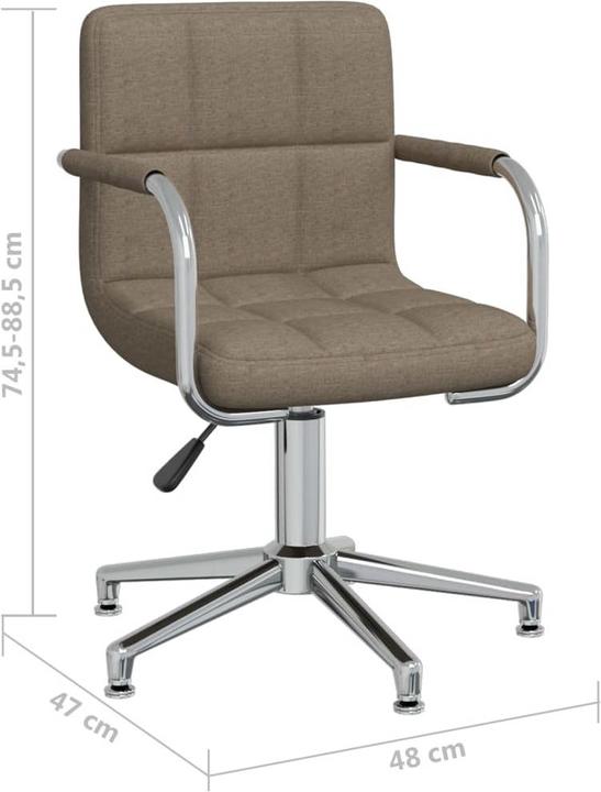 Image du produit VidaXL Chaise pivotante de bureau