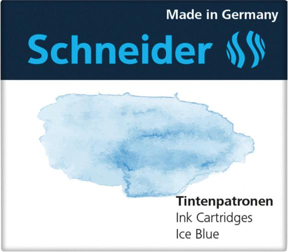 Actual product image Schneider Ink cartridge Callissima 6 pieces, Ice Blue (ink cartridges, Light blue)