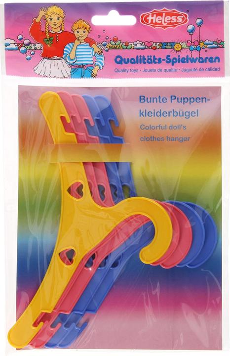 Actual product image Heless Clothes hanger for doll clothes