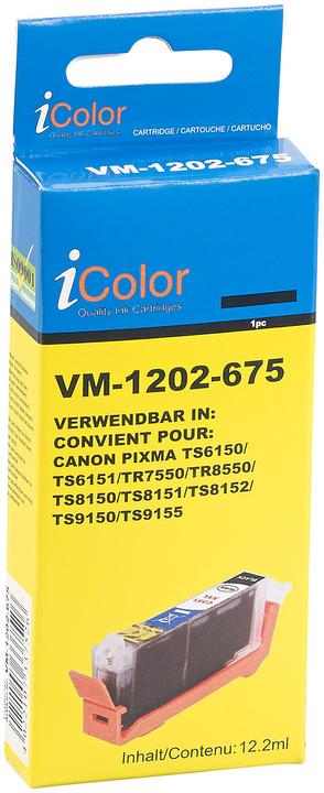 Actual product image IColor Ink cartridge for Canon (replaces CLI-581BK XXL), photo black