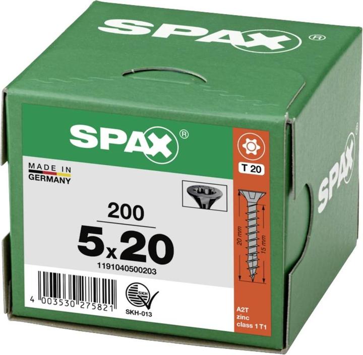 Produktbild Spax Spanplattenschrauben (200 Schrauben pro Stück)